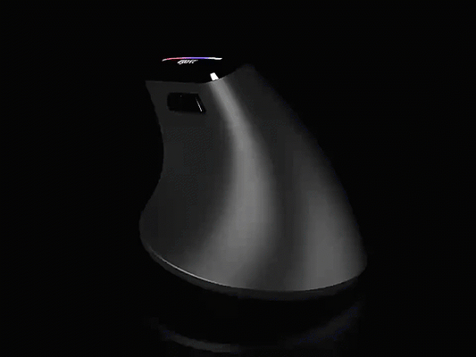 Souris Ergonomique Gaming Sans Fil RGB 8D – Triple Mode (2 Bluetooth + USB), rechargeable
