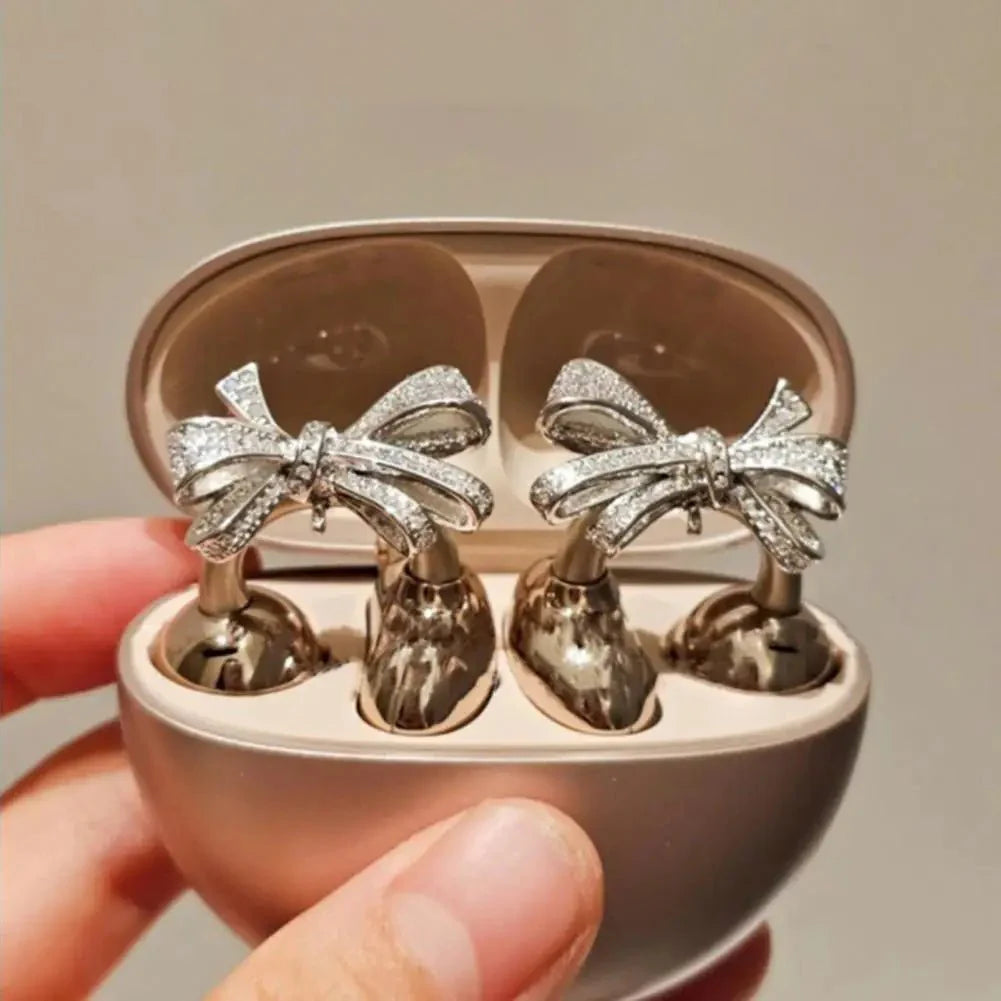 Décor d'Écouteurs en Zirconium Éblouissant - KHEKELY
