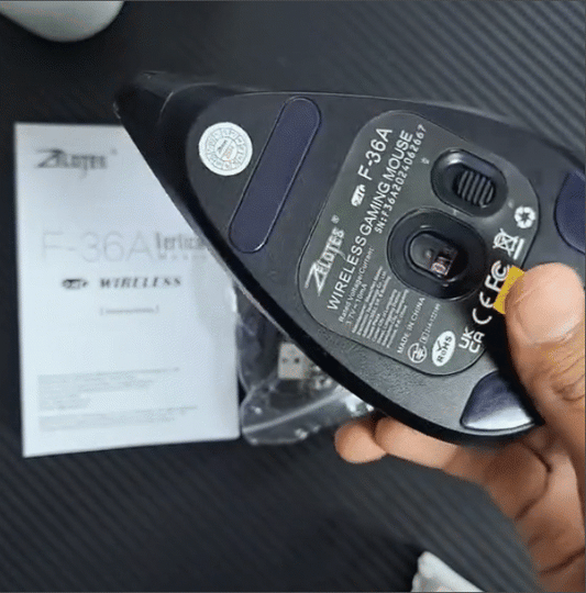 ⭐️⭐️⭐️⭐️⭐️ Souris Ergonomique sans fil, double Bluetooth, multi-connectivité « F-36 », programmable, rechargeable, connectable sur 3 appareils simultanément