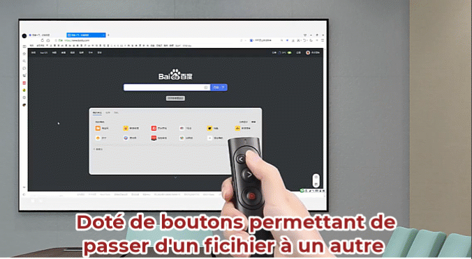 ⭐️⭐️⭐️⭐️⭐️ Présentateur rechargeable sans fil, double port USB et type-C